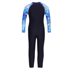 Speedo Colour Block Aop All In One Suit Swimming Costume(Girls)
