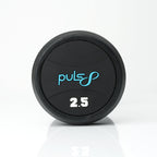 Puls8 Round Rubber Coated Dumbbell (SINGLE DUBMELL)
