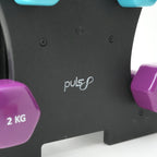 Puls8Vertical Tree PVC Dumbbell Stand