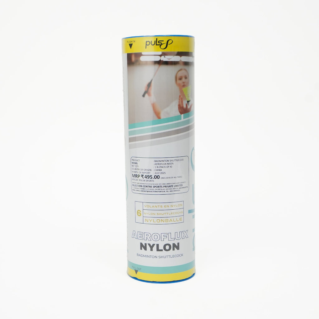 Puls8 Aeroflux Nylon Badminton Shuttlecock