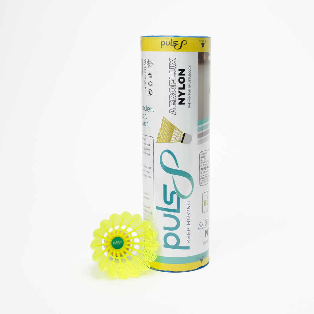 Puls8 Aeroflux Nylon Badminton Shuttlecock