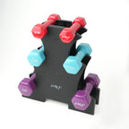 Puls8Vertical Tree PVC Dumbbell Stand