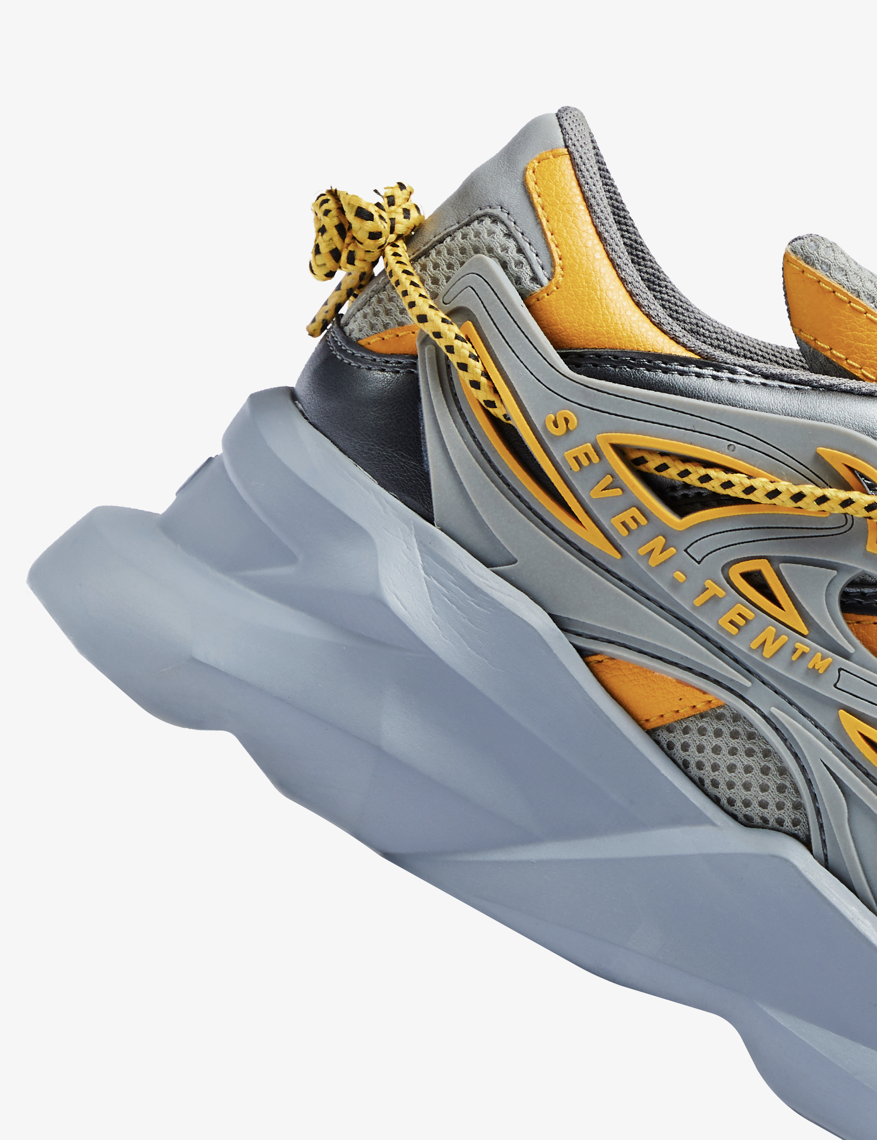 742 Canary Yellow Low-Top Chunky Sneakers - The Grand Sale