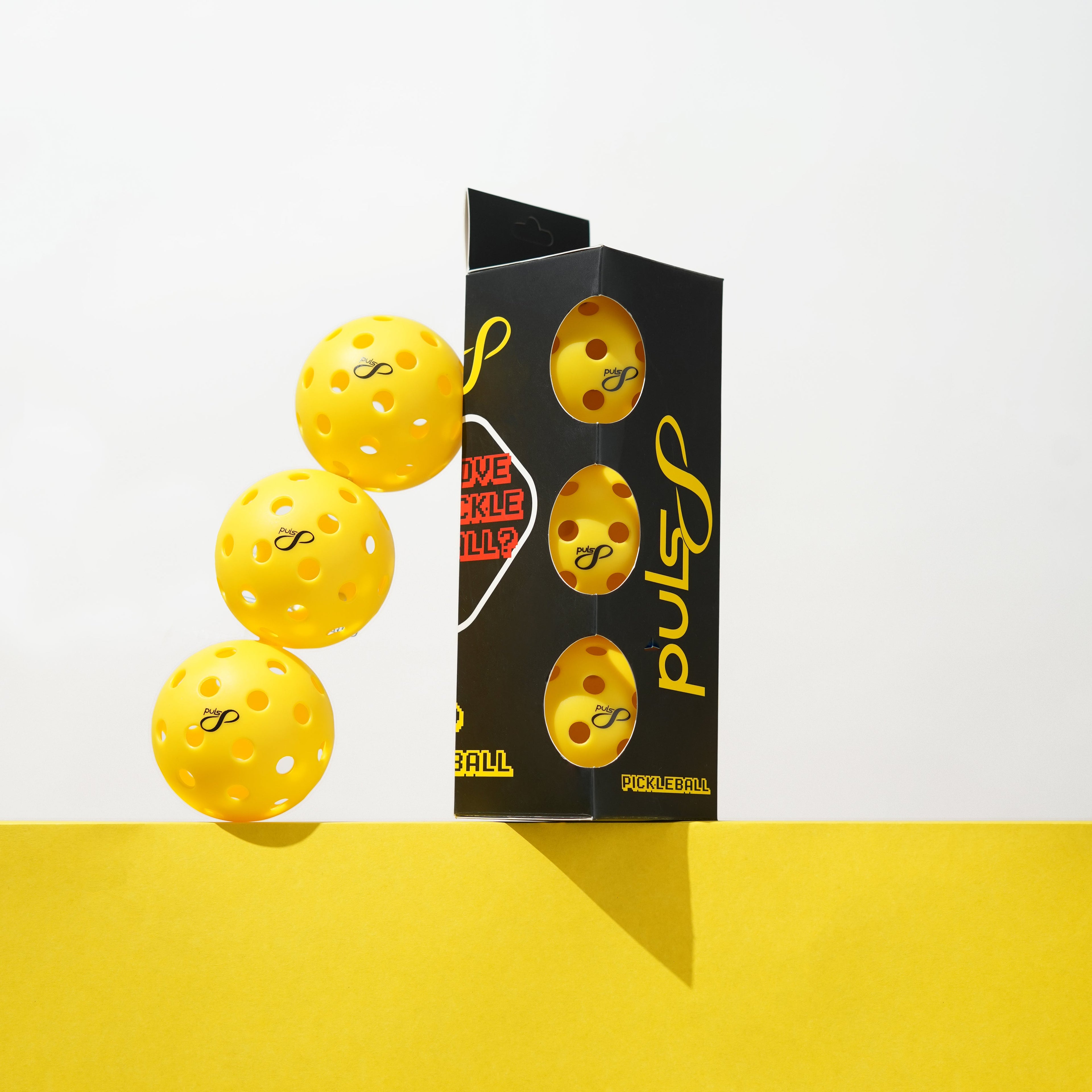 Puls8 Wave V2 Beach Sunset Pickleball Paddle Set (2 Paddles + 3 Balls + Net)