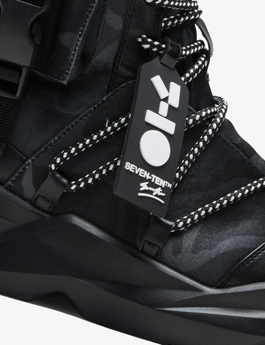 746 Ambush Black Chunky High-Top Sneakers