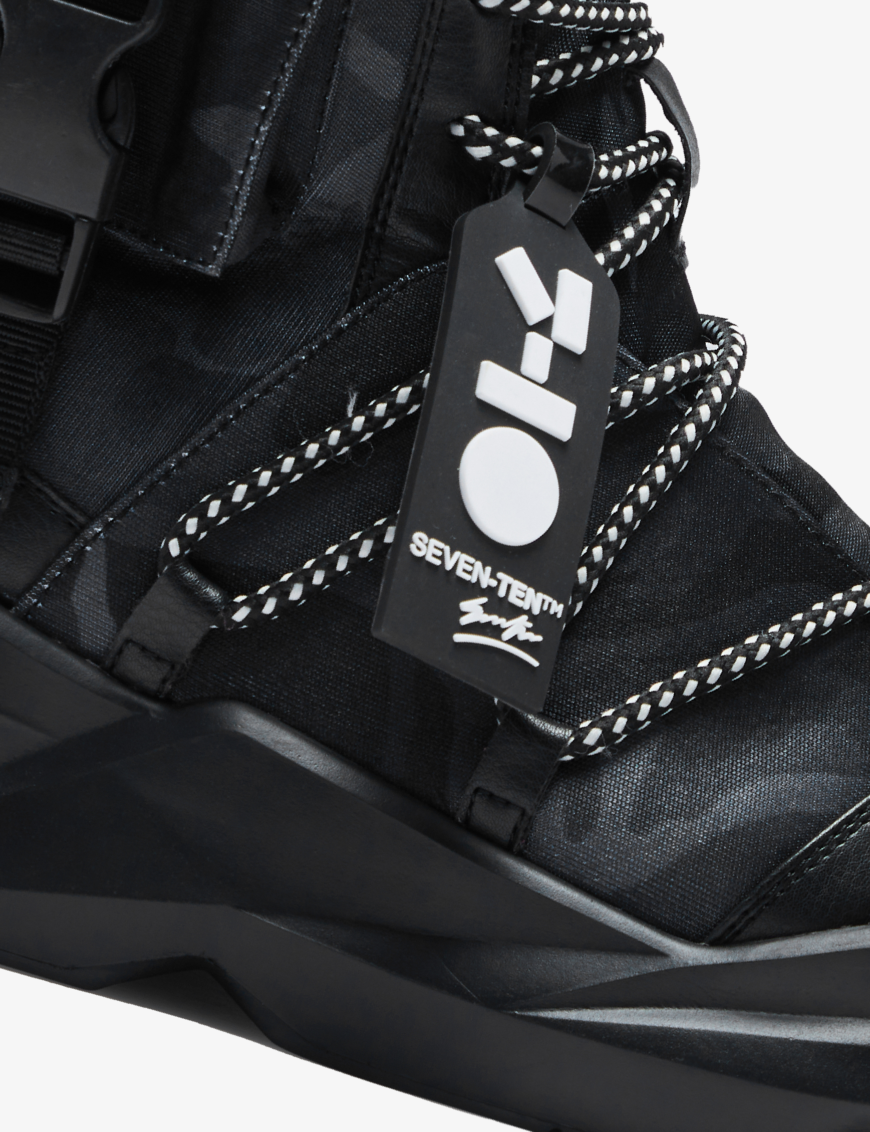 746 Ambush Black Chunky High-Top Sneakers