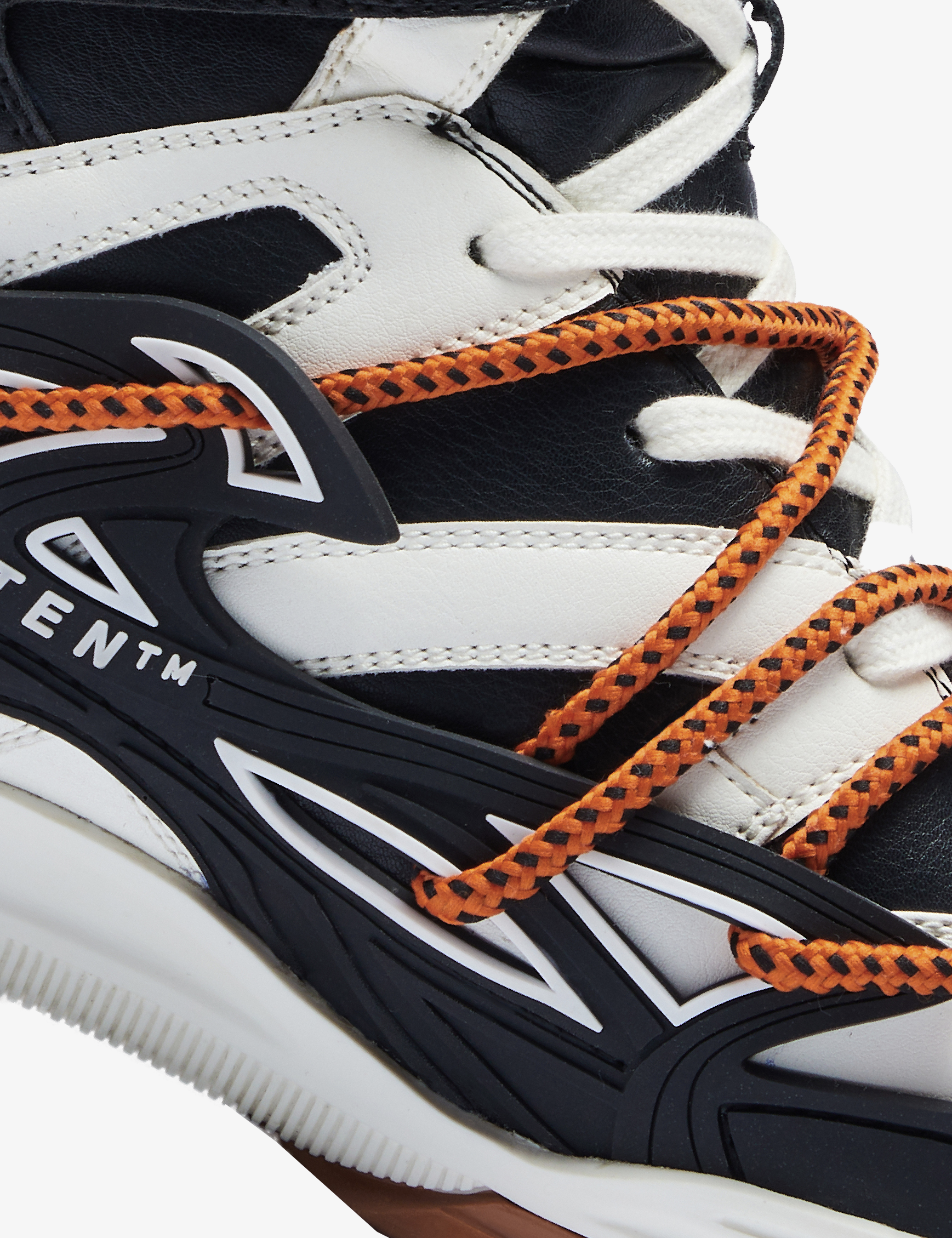 739 Orange Puffin High-Top Sneakers