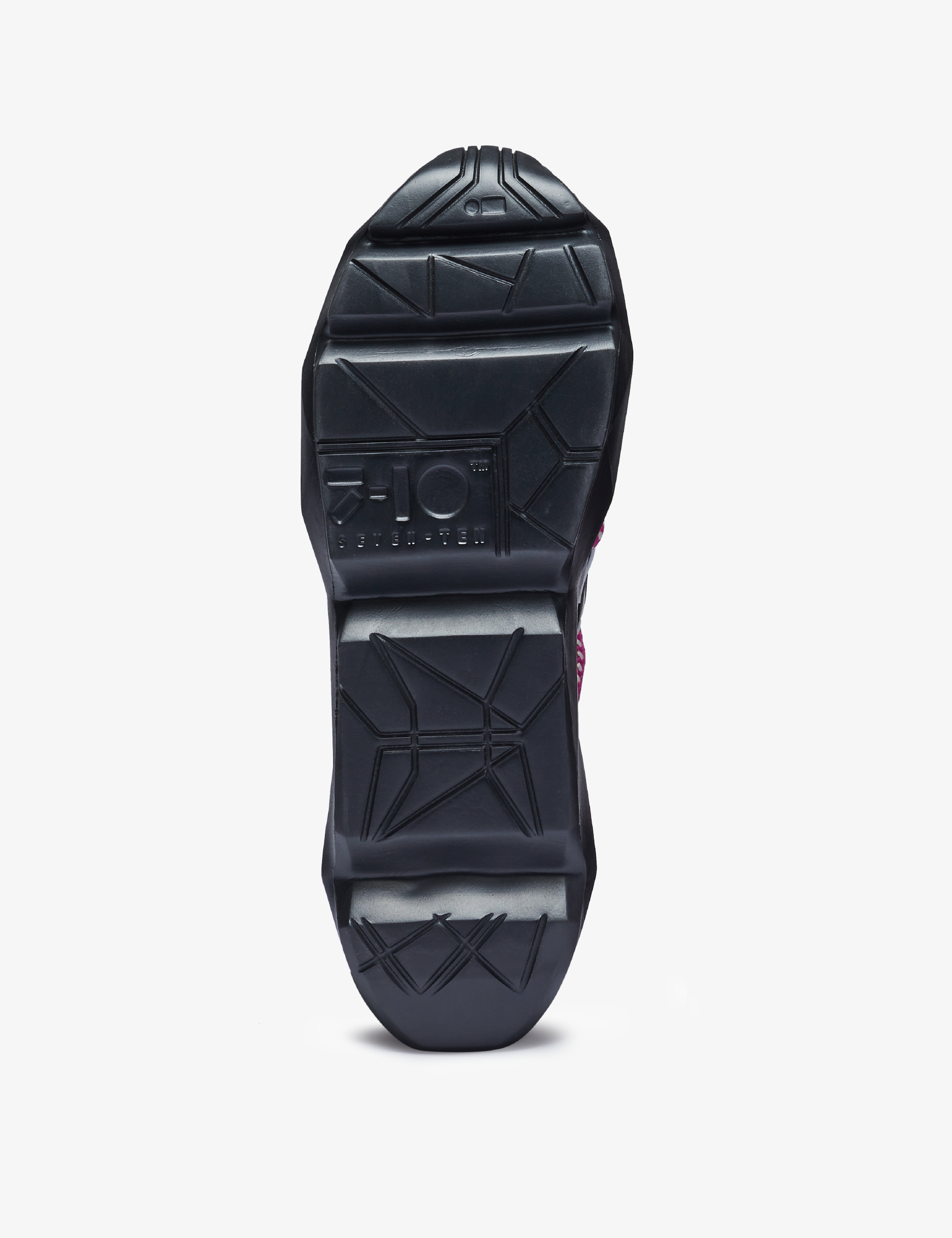 743 Flamink Pink & Black Chunky Sneakers - The Grand Sale
