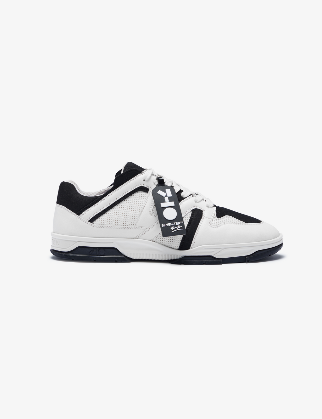 731 Black & White Dice Low-Top Sneakers