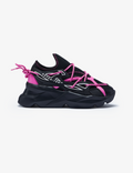 743 Flamink Pink & Black Chunky Sneakers