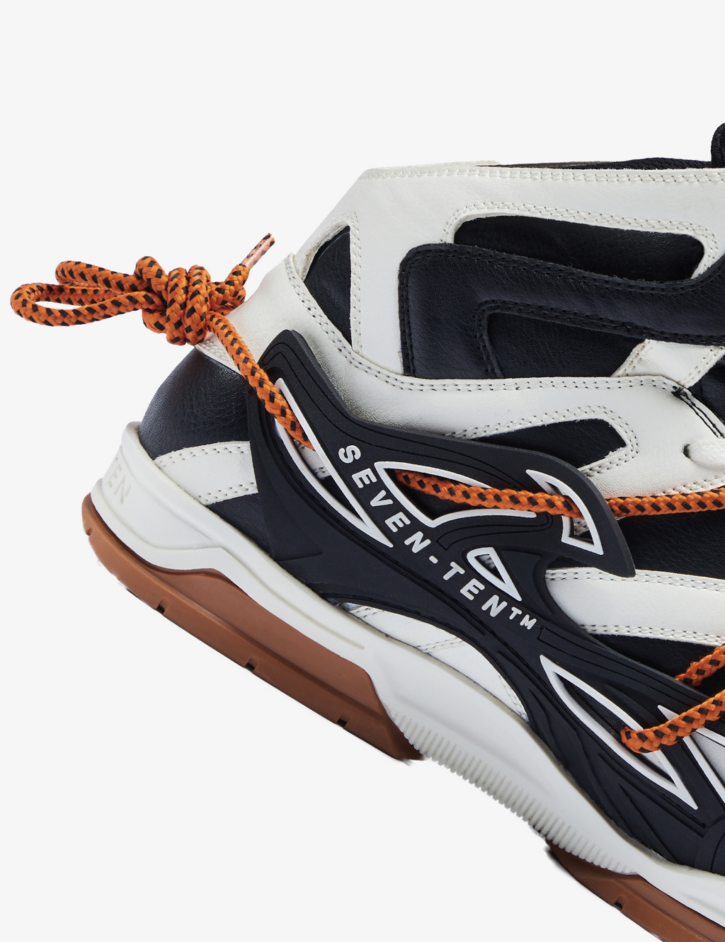 739 Orange Puffin High-Top Sneakers
