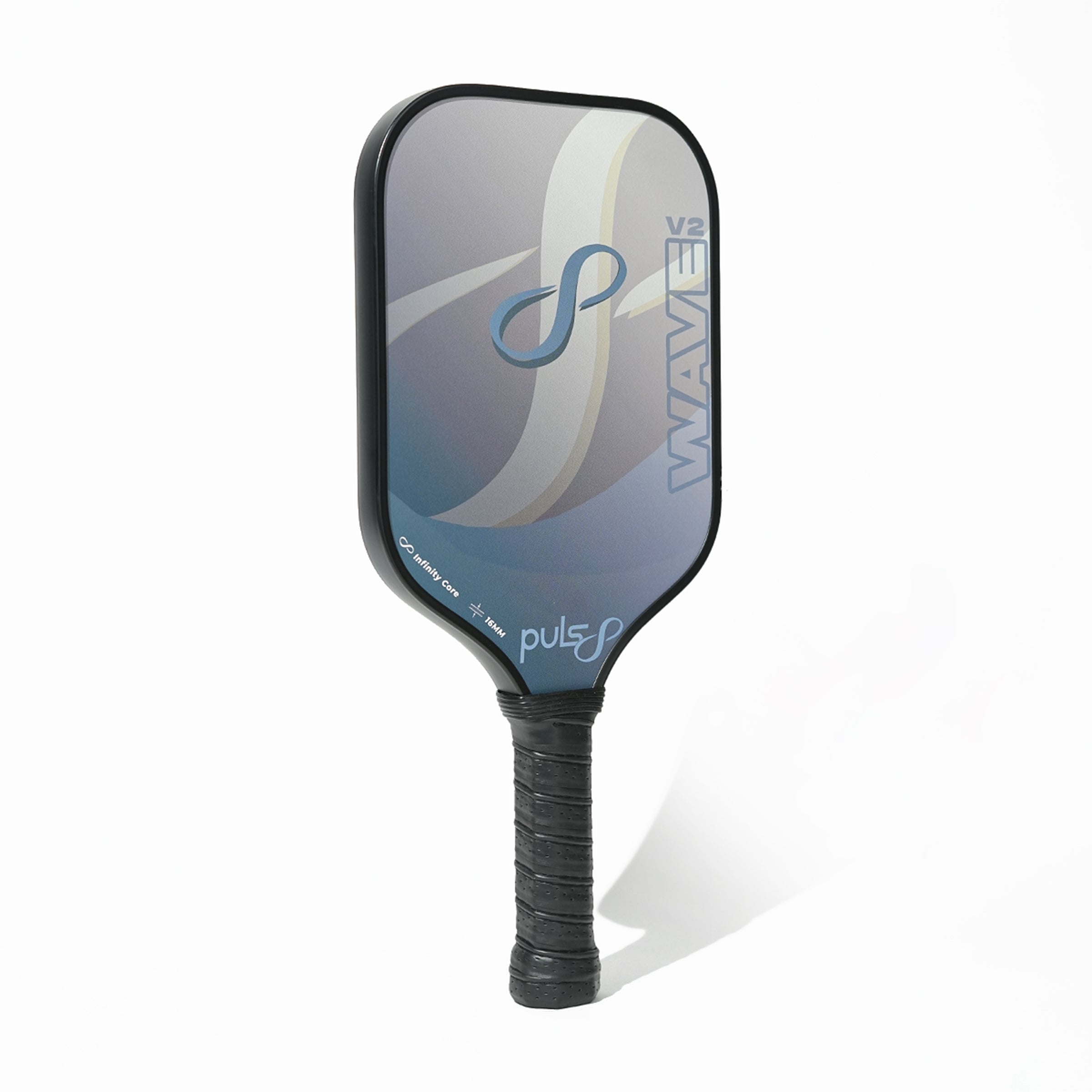 Puls8 Wave V2 Burnt Charcoal Pickleball Paddle Set (2 Paddles + 3 Balls)