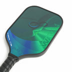 Puls8 Wave V2 Northern Lights Pickleball Paddle Set (2 Paddles + 3 Balls + Net)