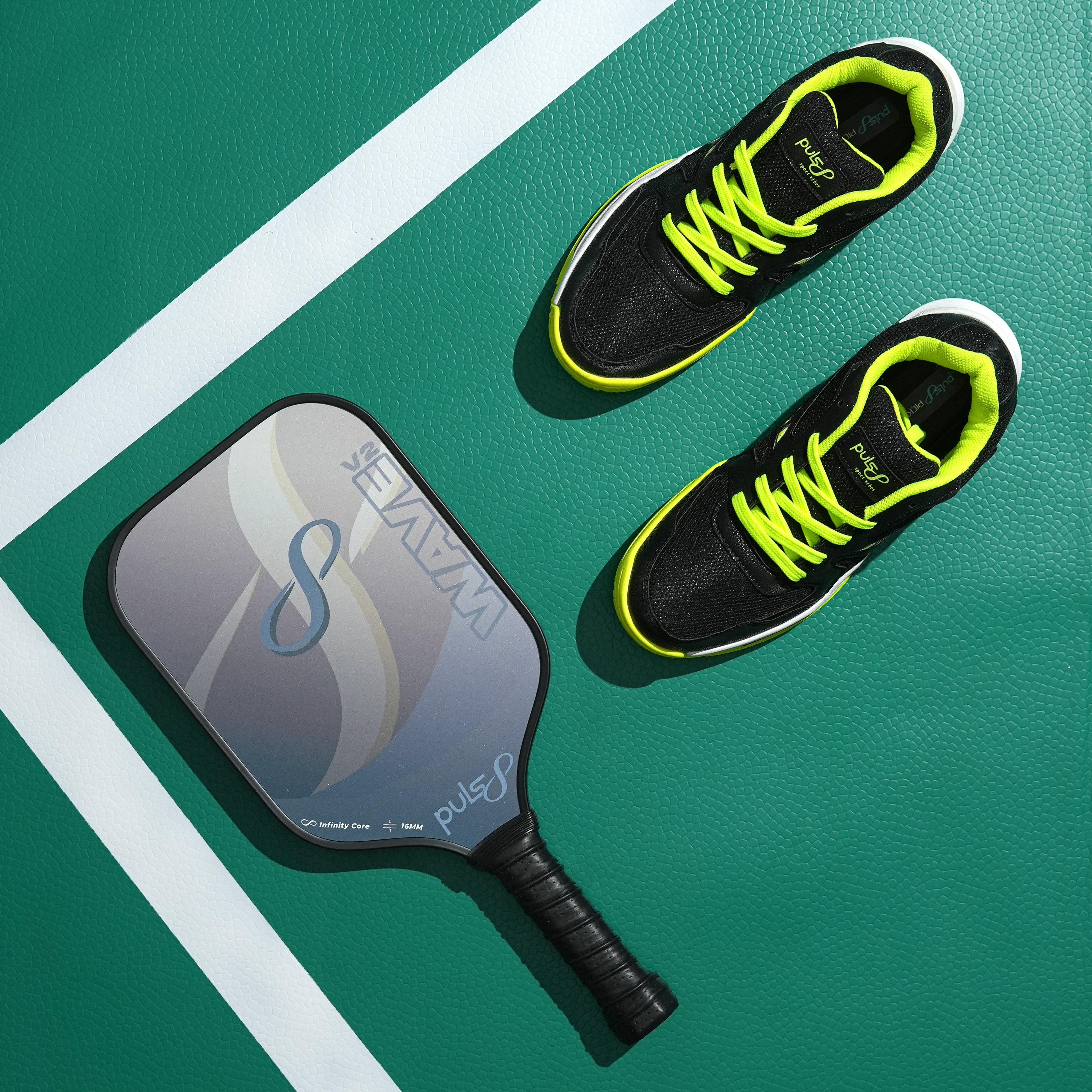 Puls8 Pickleball Essentials (1 Paddle + 1 Pair Shoes)