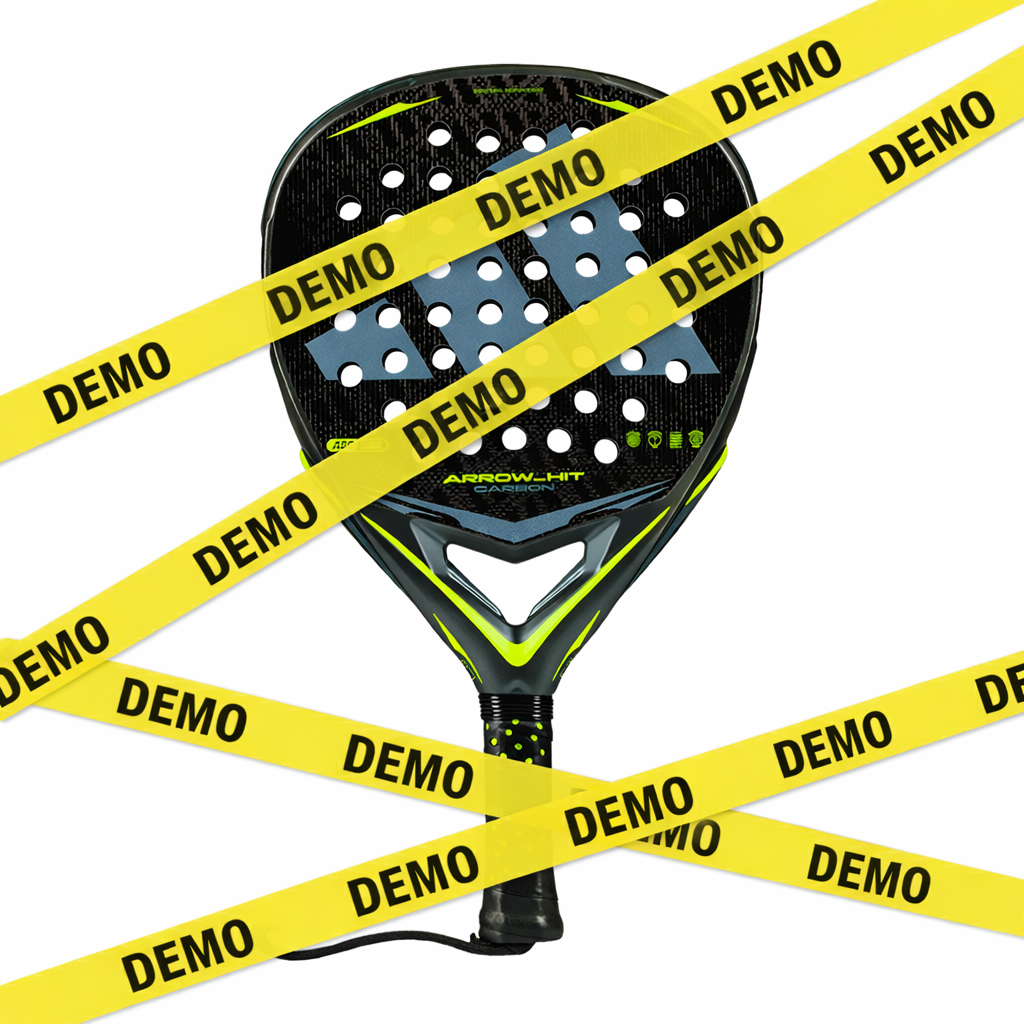 Demo of the Adidas Arrow Hit Carbon Padel Racket only for Padel players in Mumbai.
