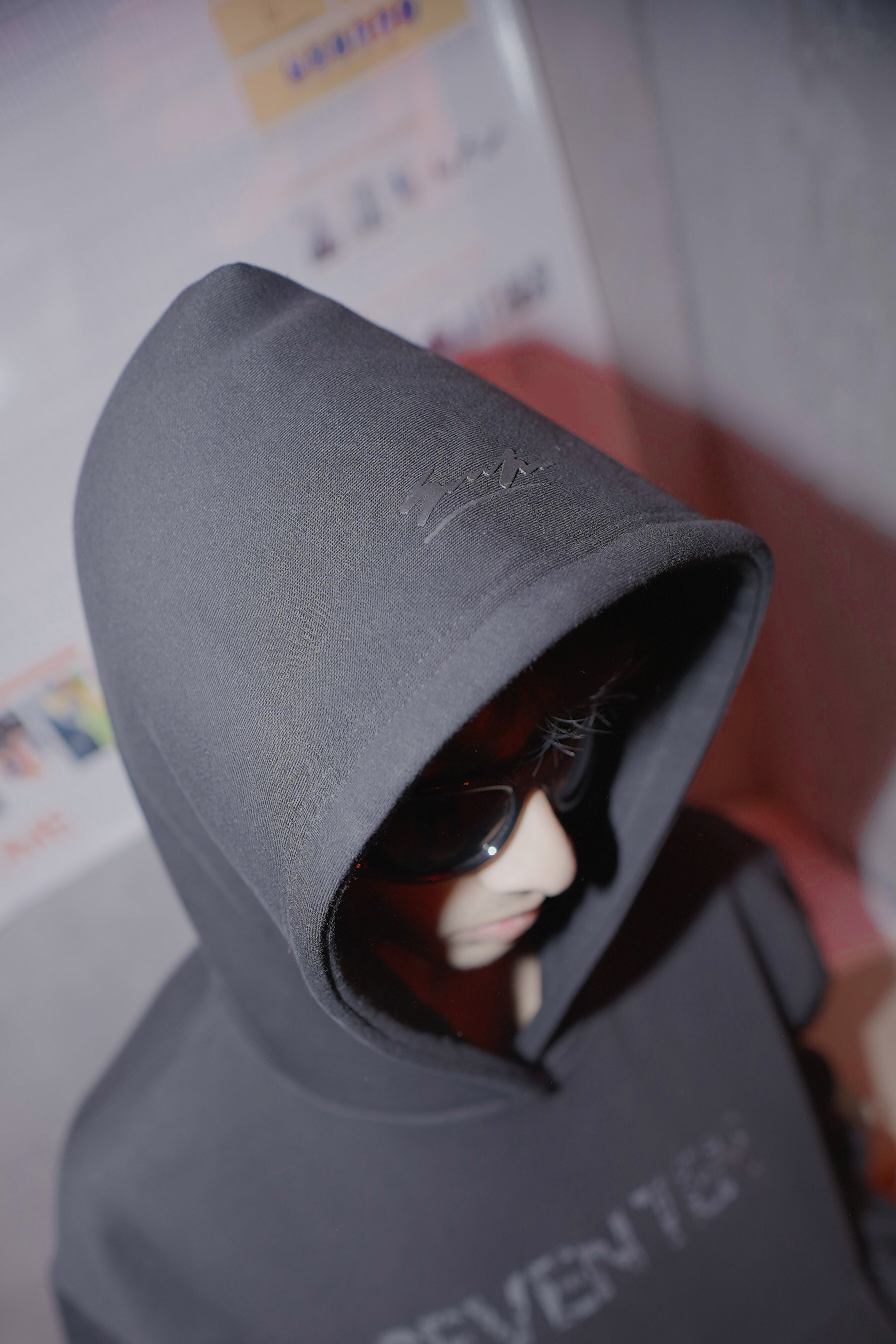 Seven Ten Hoodie Black