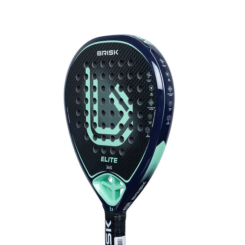 Brisk Elite 365 Gms Padel Racquet (Designed in Spain)