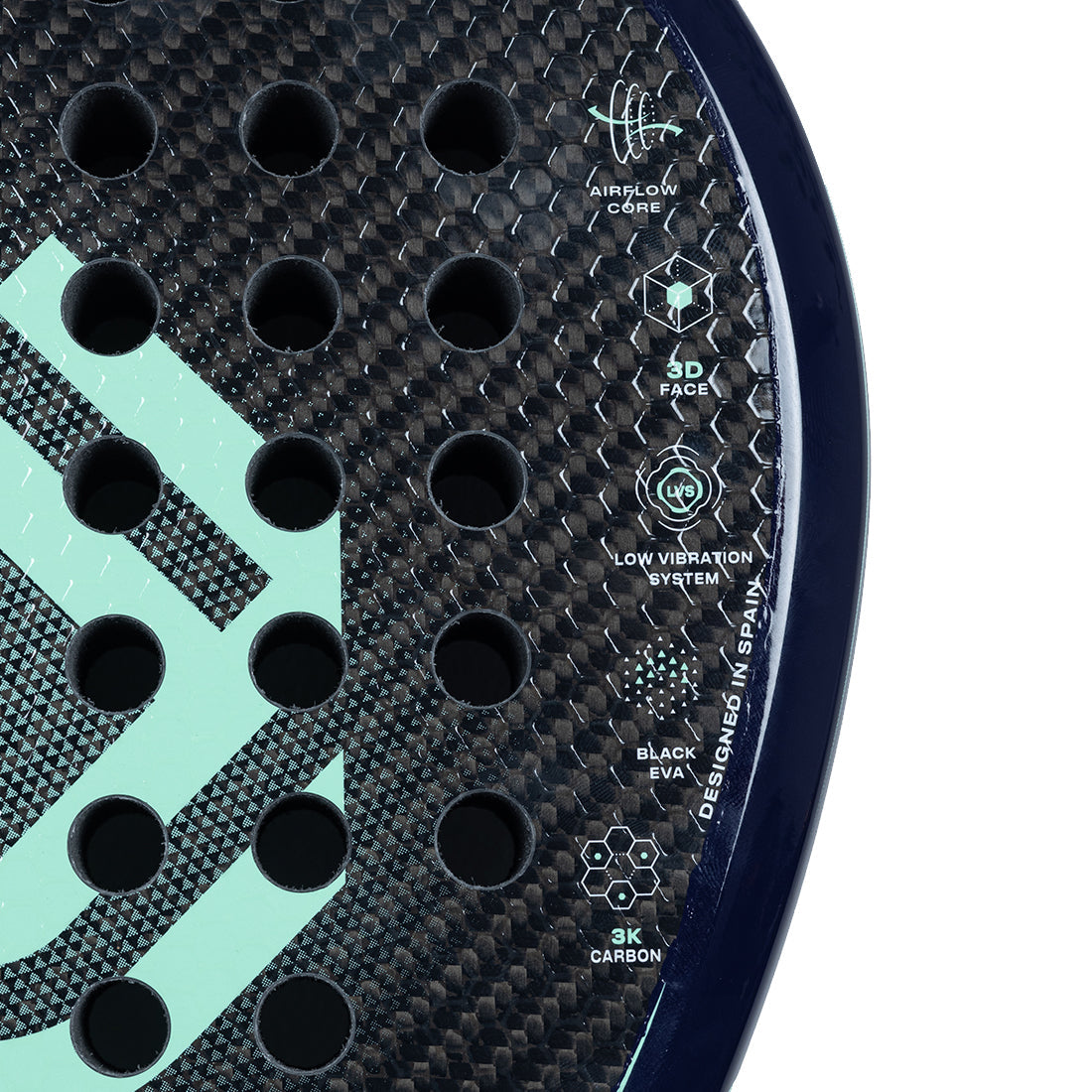 Brisk Elite 365 Gms Padel Racquet (Designed in Spain)