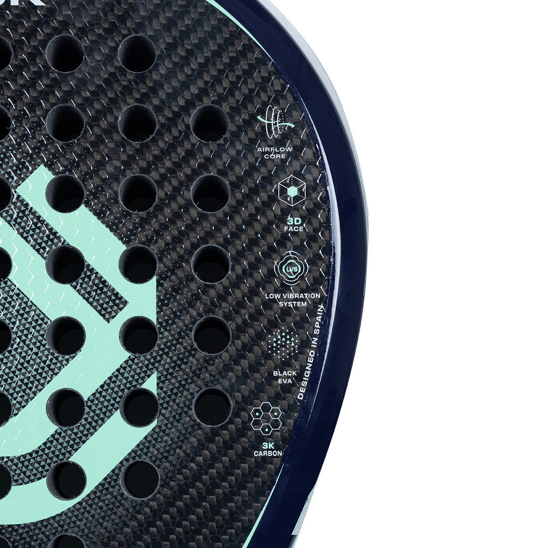 Brisk Elite 365 Gms Padel Racquet (Designed in Spain)