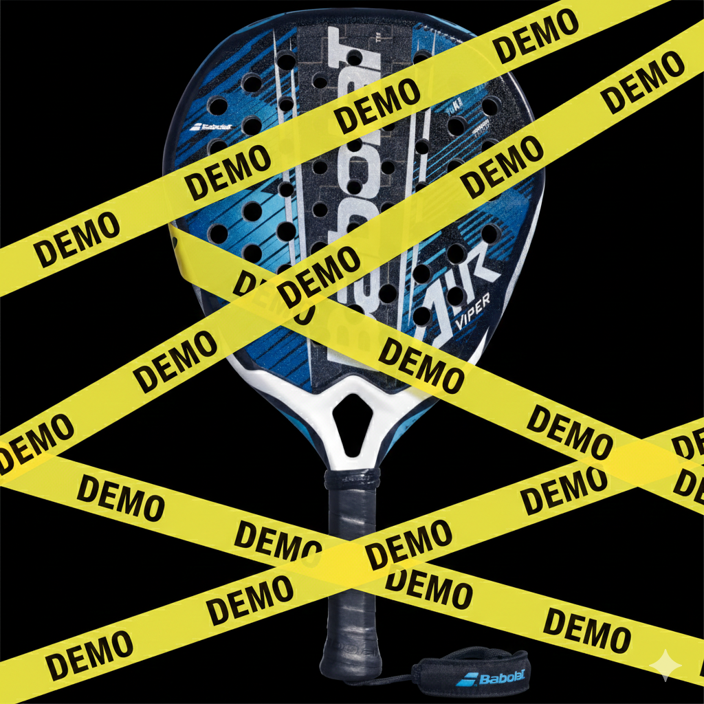 Demo of the Babolat Air Viper 2026 Padel Racket only for Padel players in Mumbai.