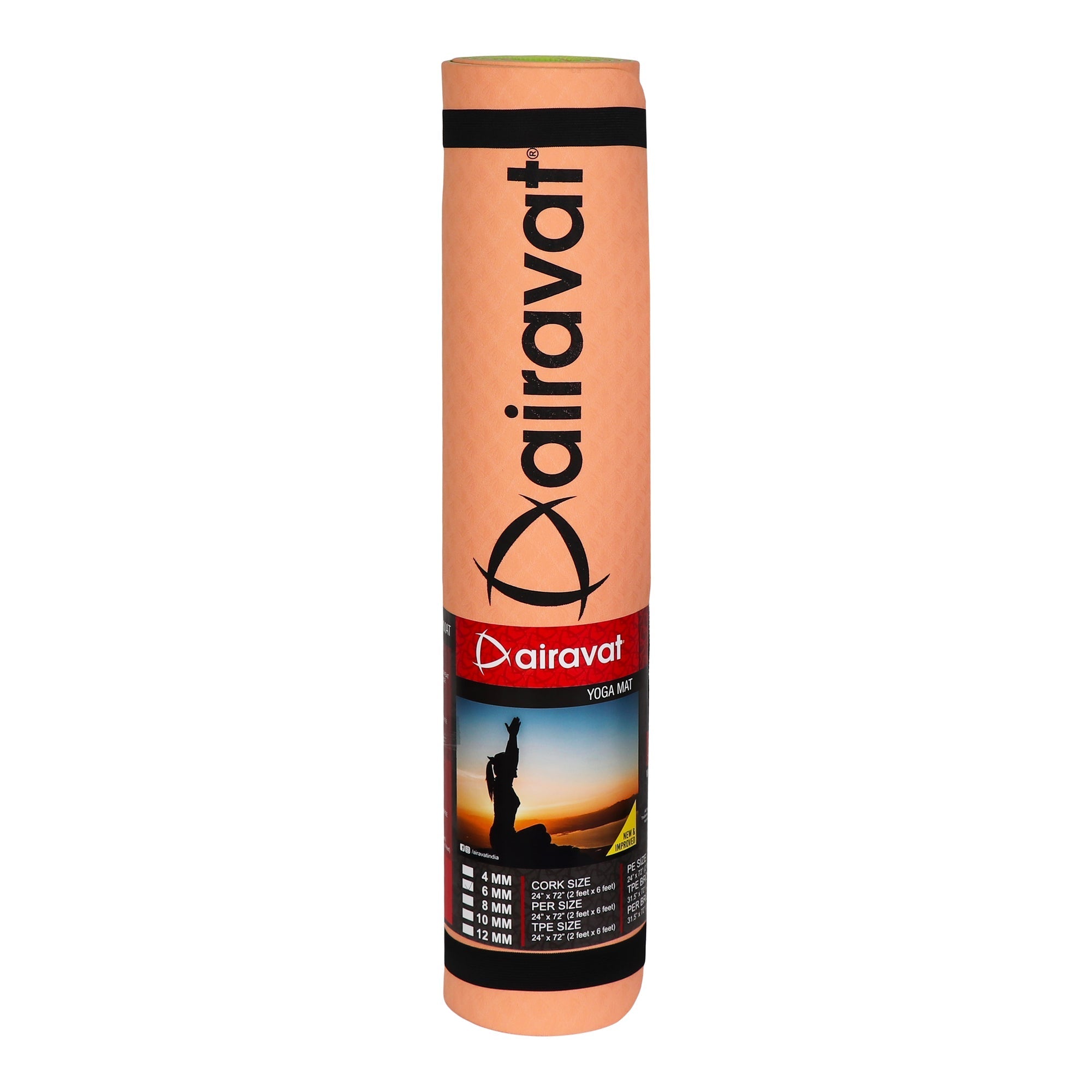 Airavat 2 Tone TPE Yoga Mat