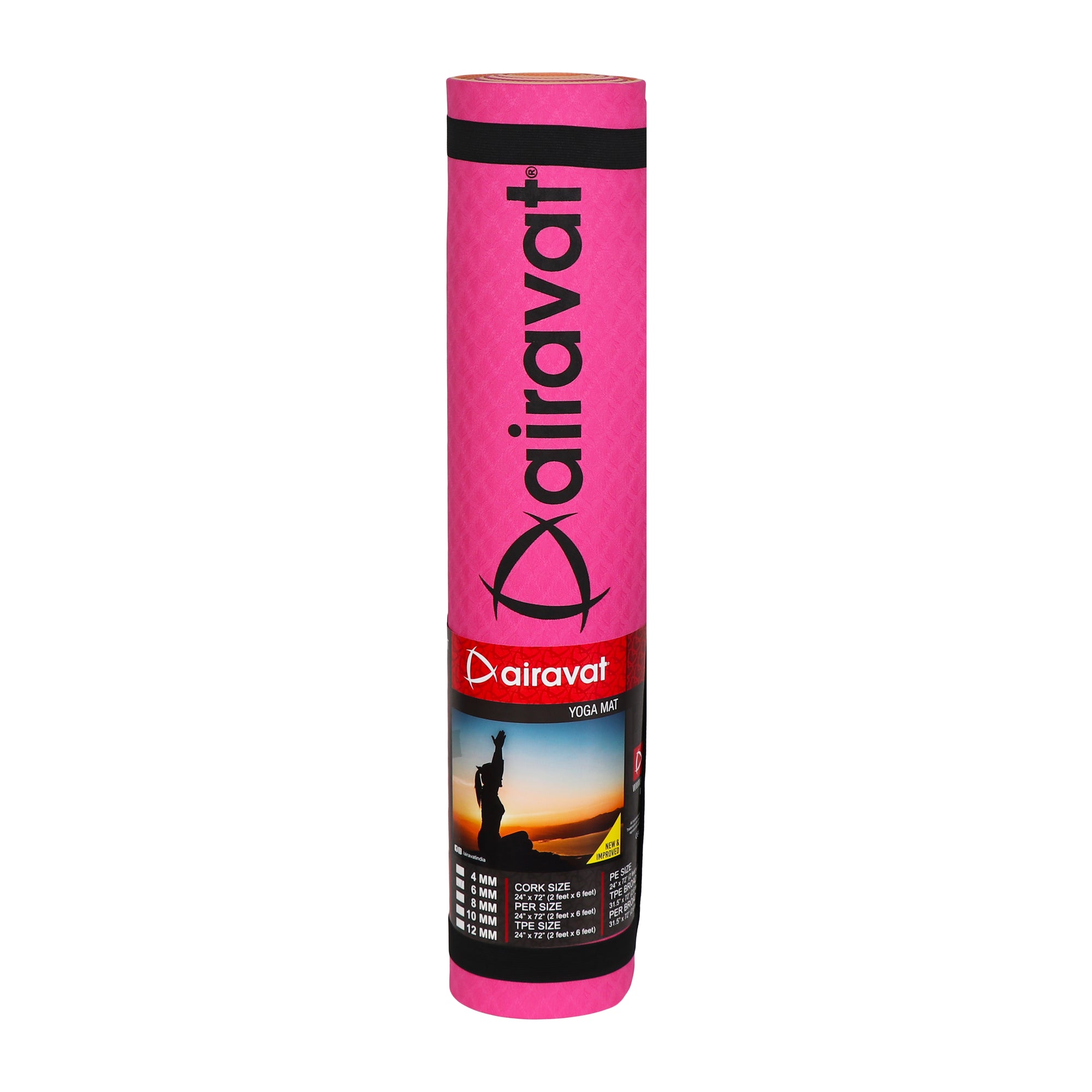 Airavat 2 Tone TPE Yoga Mat