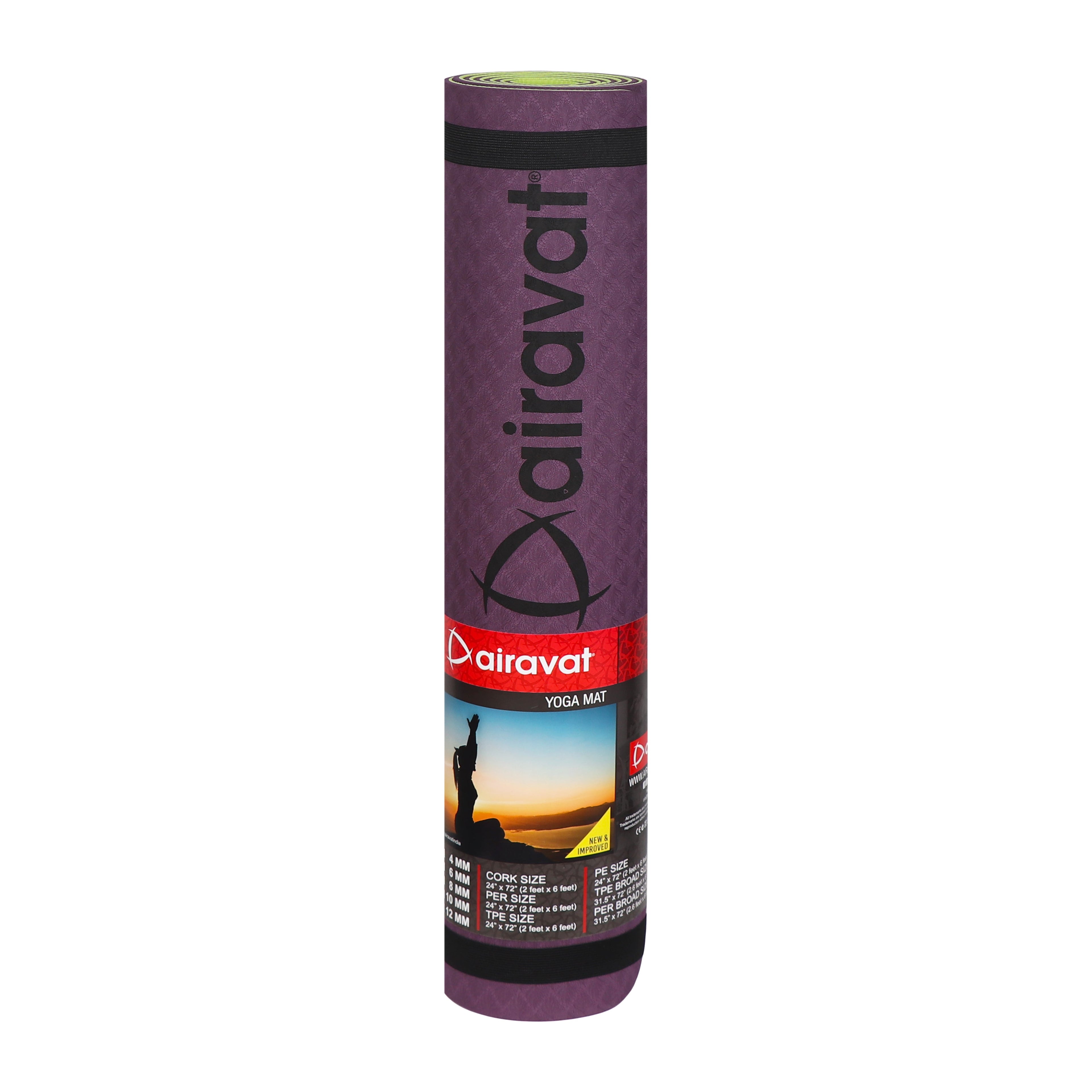 Airavat 2 Tone TPE Yoga Mat