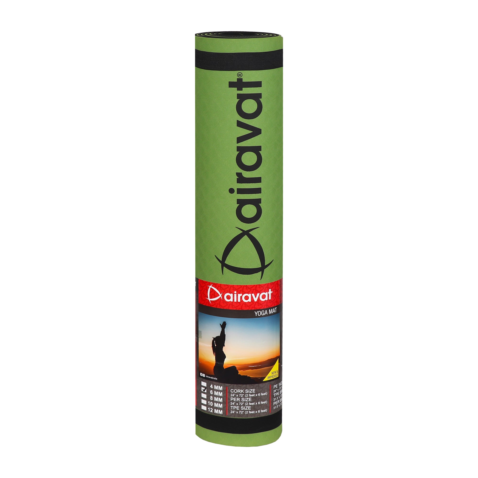 Airavat 2 Tone TPE Yoga Mat