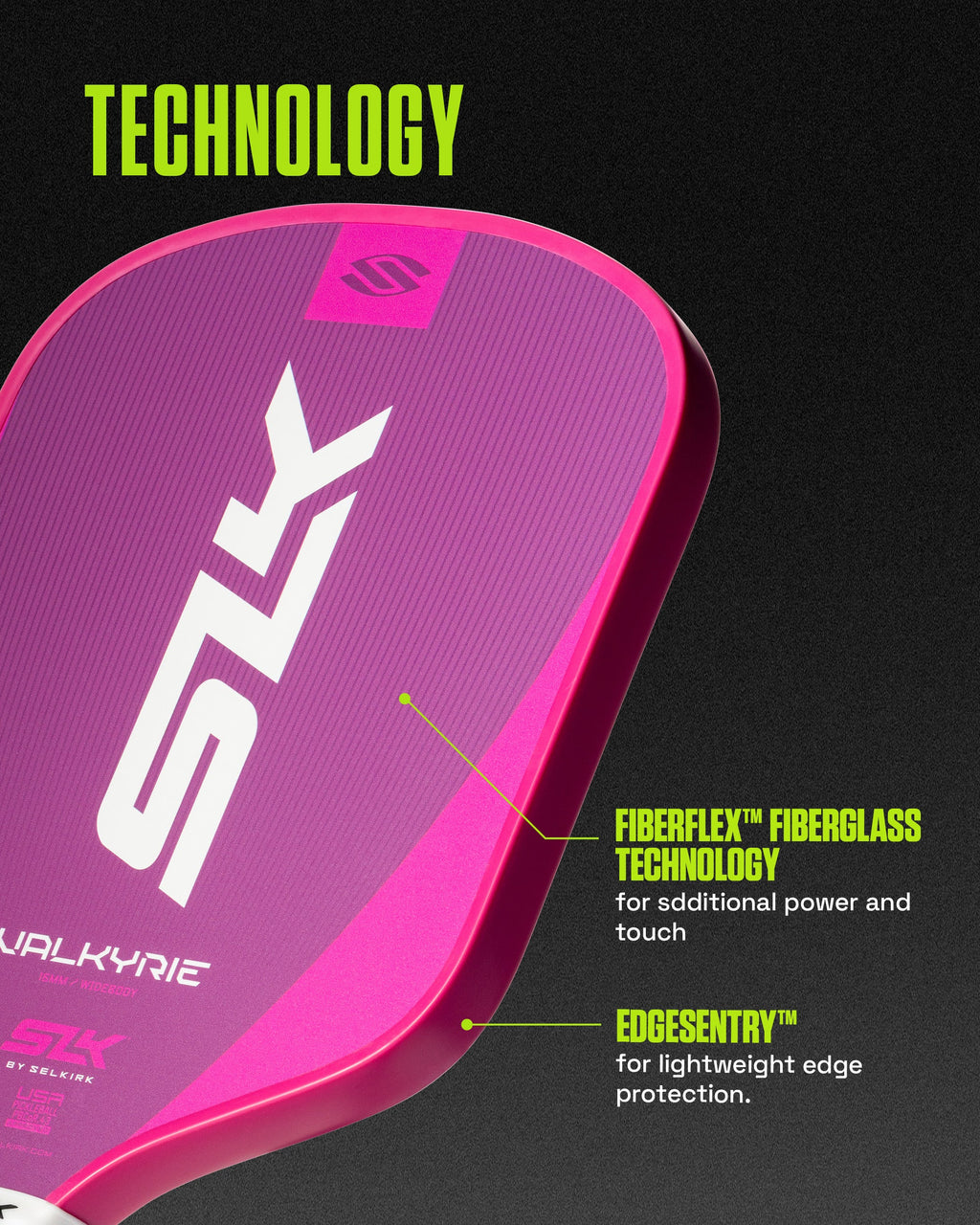 Selkirk SLK Valkyrie Pickleball Paddle (Widebody)