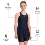Speedo JF Racerback Swimdress with Boyleg