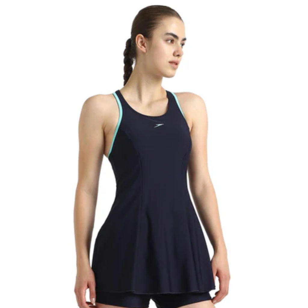Speedo AF Racerback Swimdress With Boyleg Swimming Costume Female