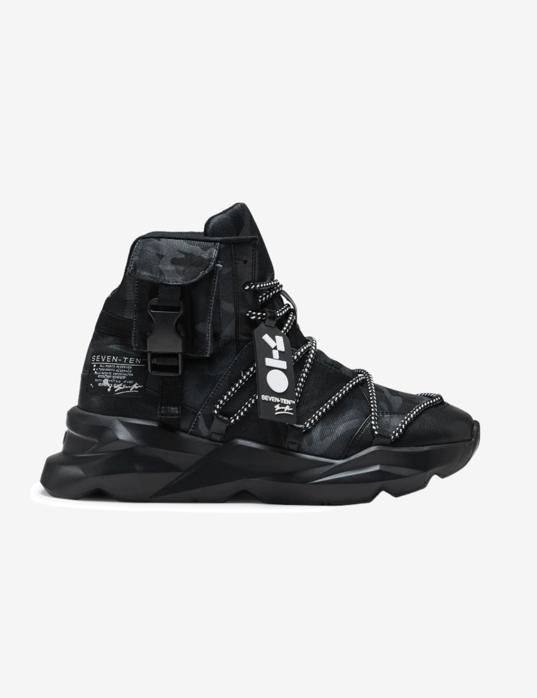 746 Ambush Black Chunky High-Top Sneakers - The Grand Sale