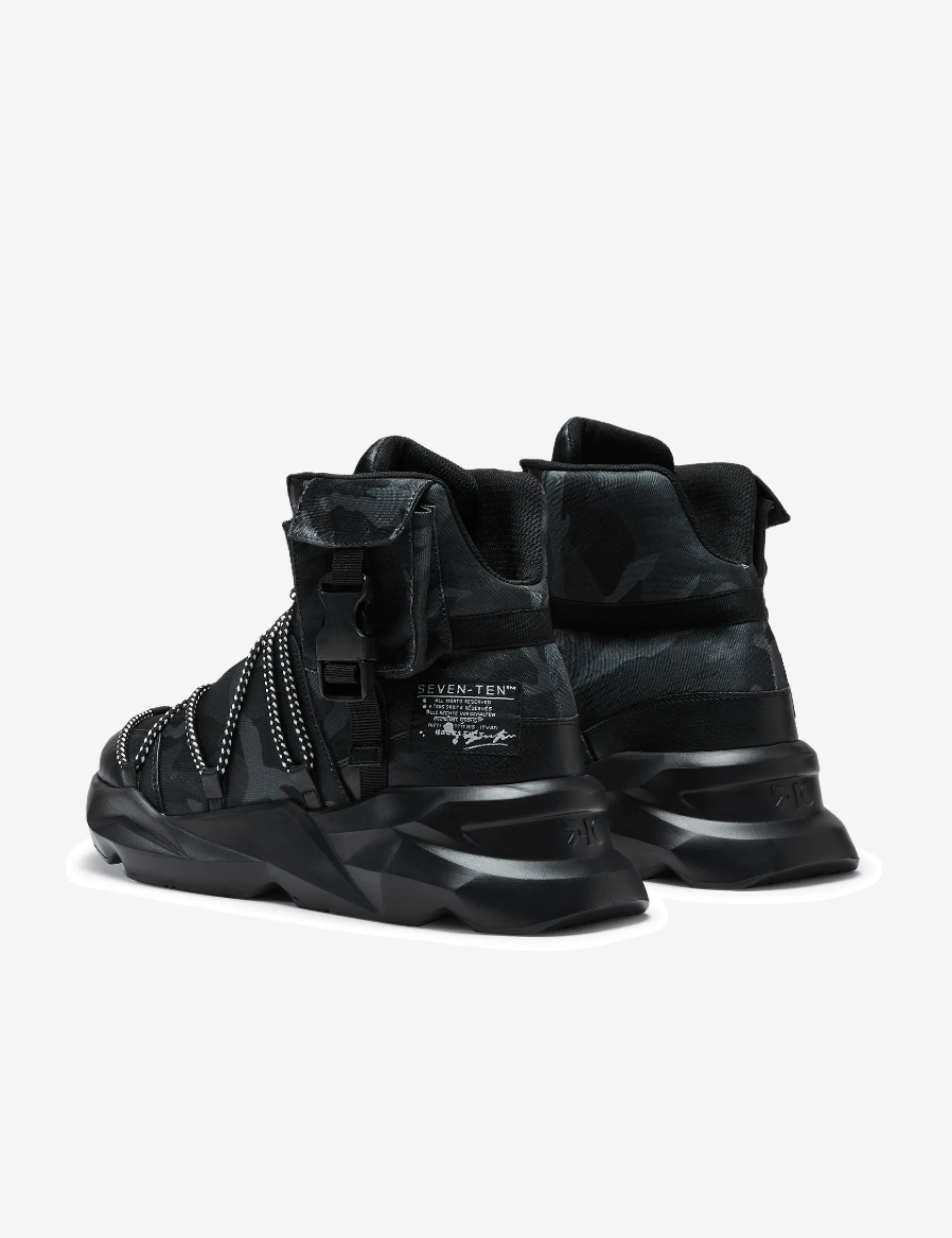 746 Ambush Black Chunky High-Top Sneakers - The Grand Sale