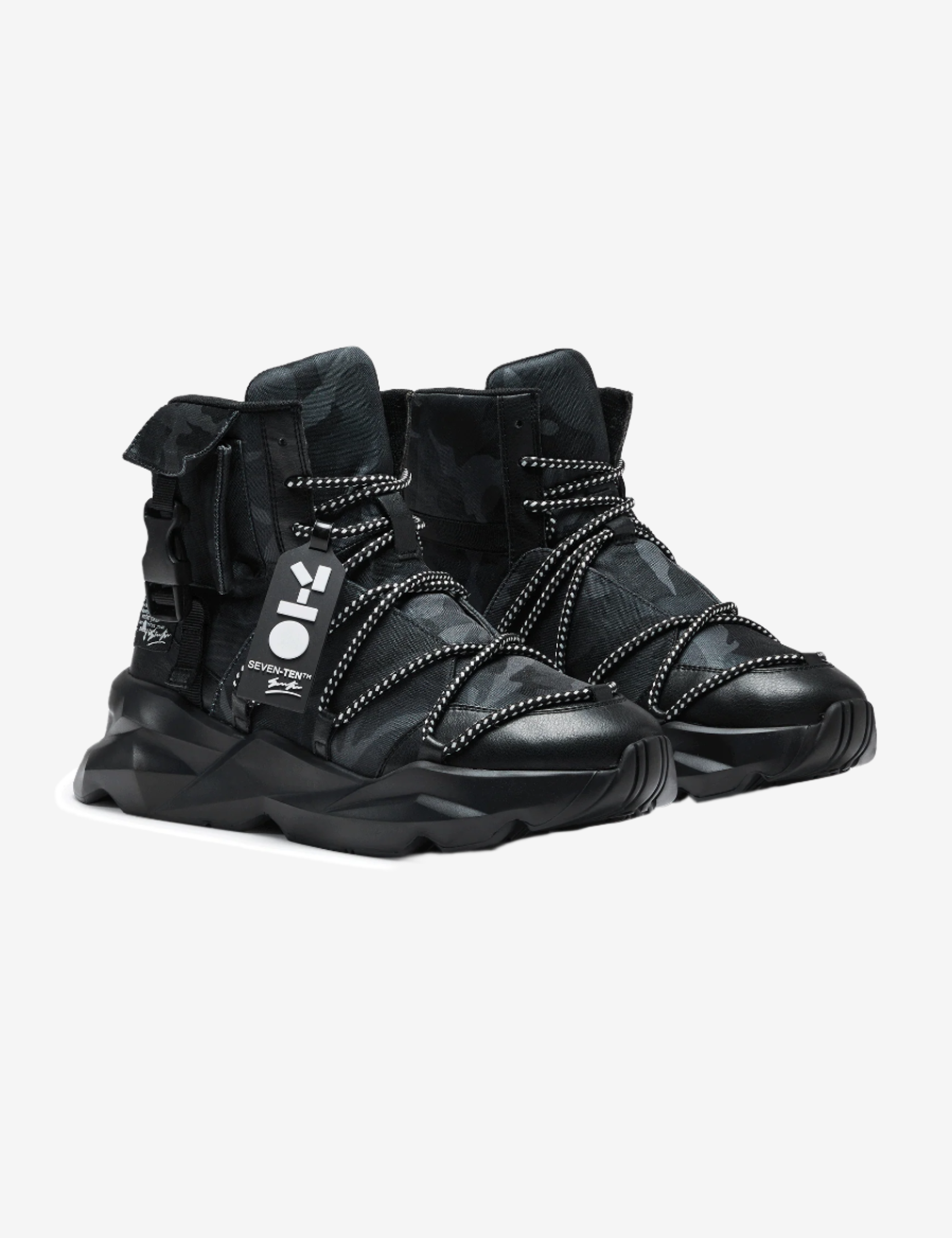 746 Ambush Black Chunky High-Top Sneakers - The Grand Sale