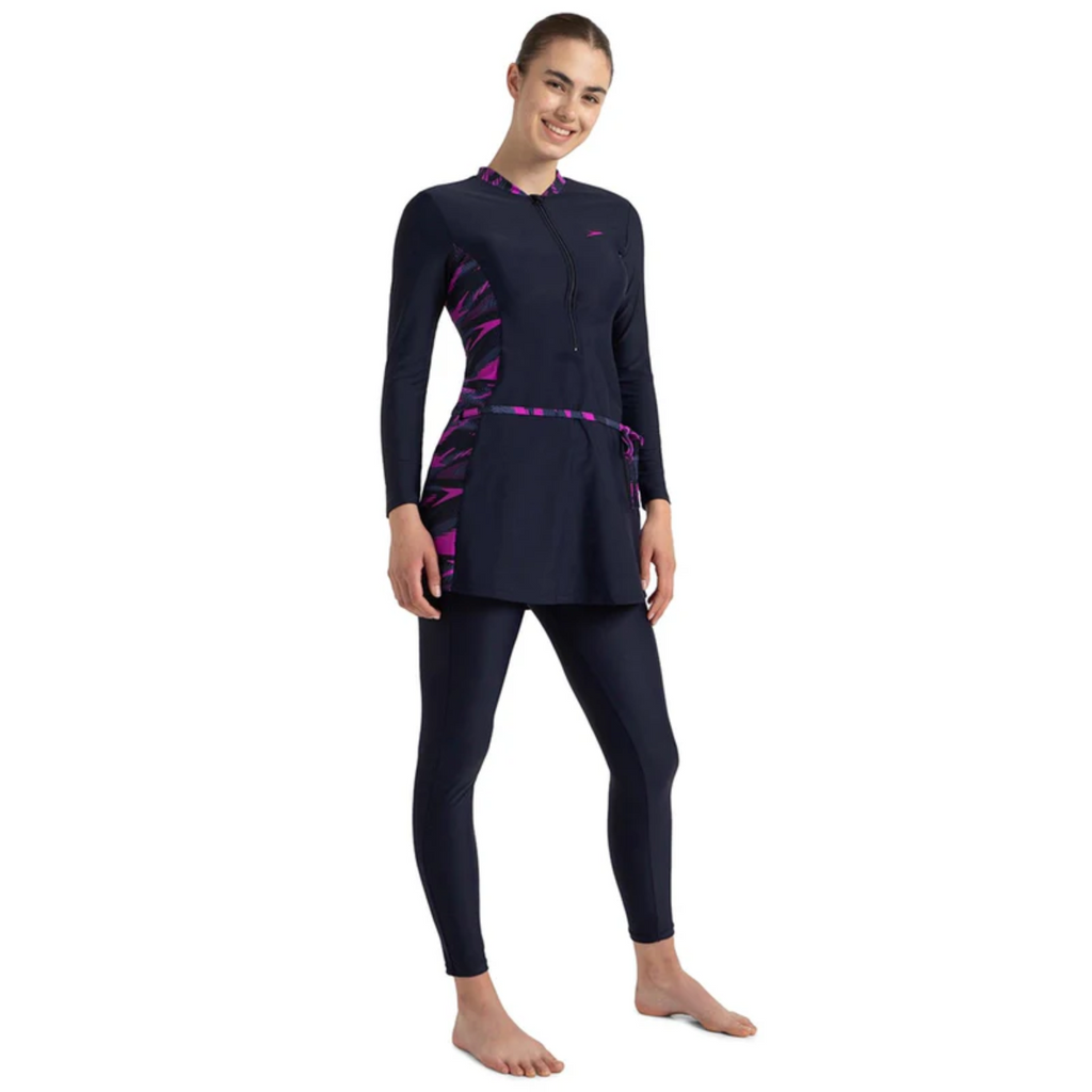 Speedo AF Printed 2 Piece Full Body Suit (Female)