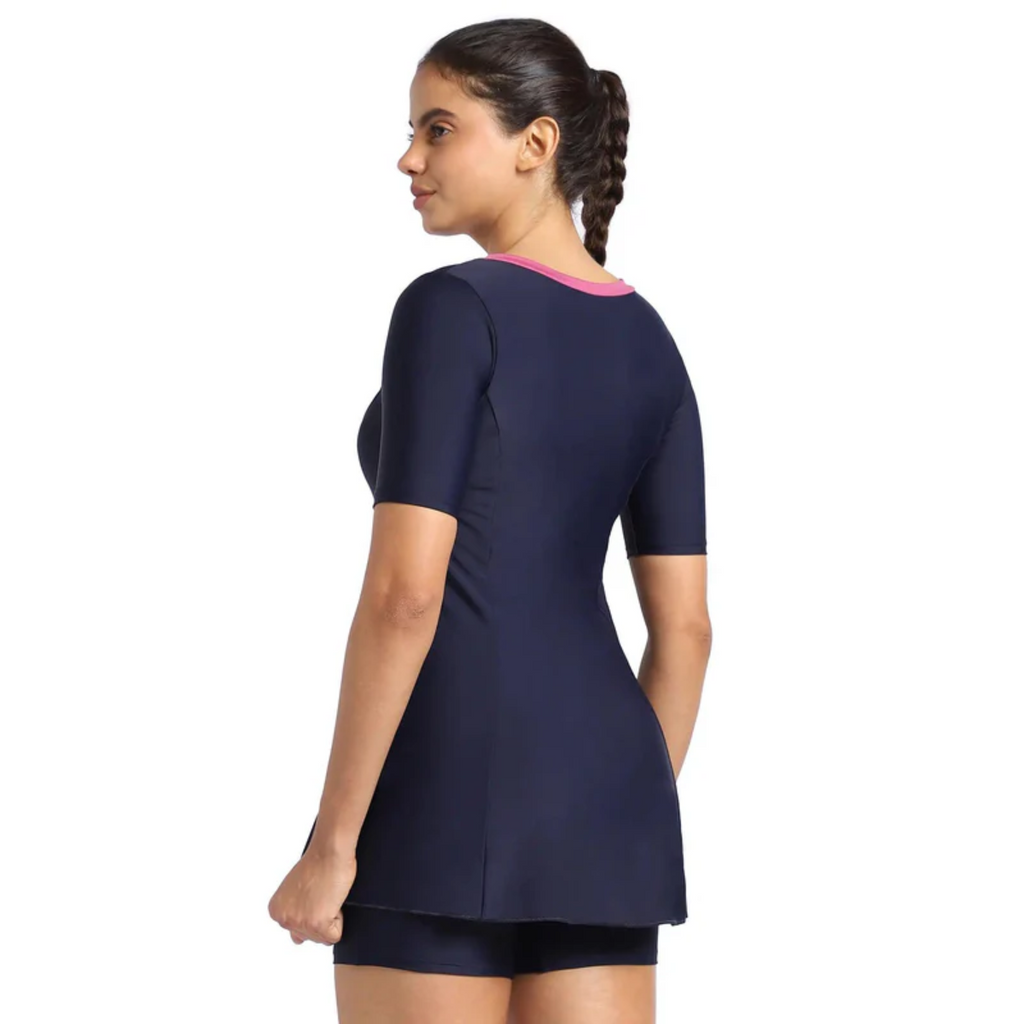 Speedo Af Closeback Swim Dress W Boyleg Swimming Costume(Female)