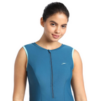 Speedo Af Closebk S Dress W/B Leg Swimming Costume (Female)