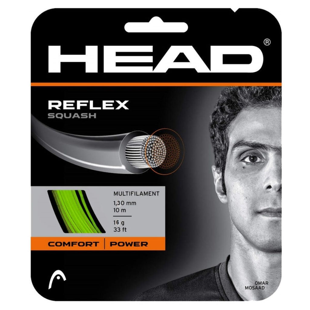 Head Reflex 16L Squash String (single racket can be strung)