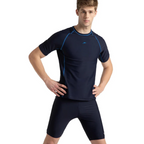 Speedo AM Short Sleeve Sun Top Swimming Costume Male