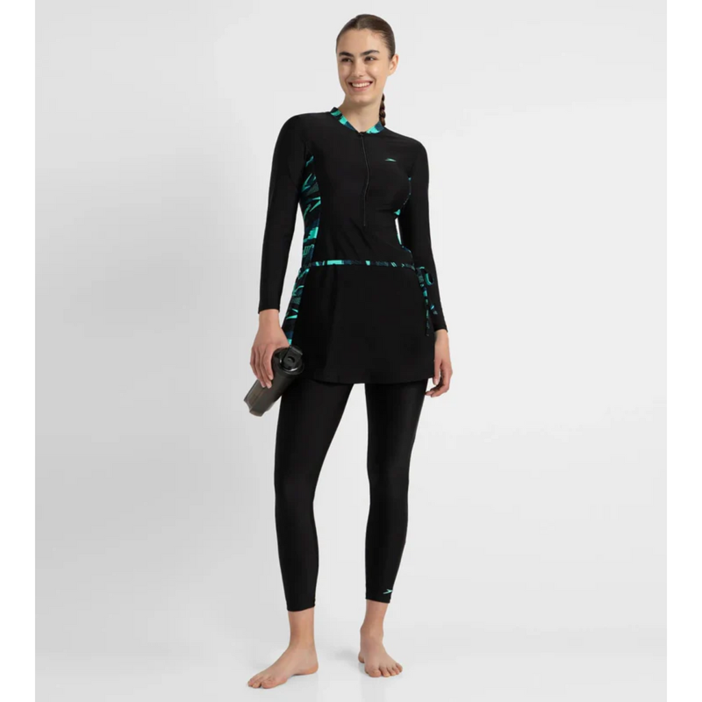 Speedo AF Printed 2 Piece Full Body Suit (Female)
