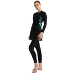 Speedo AF Printed 2 Piece Full Body Suit (Female)