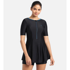 Speedo Af Closeback Swim Dress W Boyleg Swimming Costume(Female)