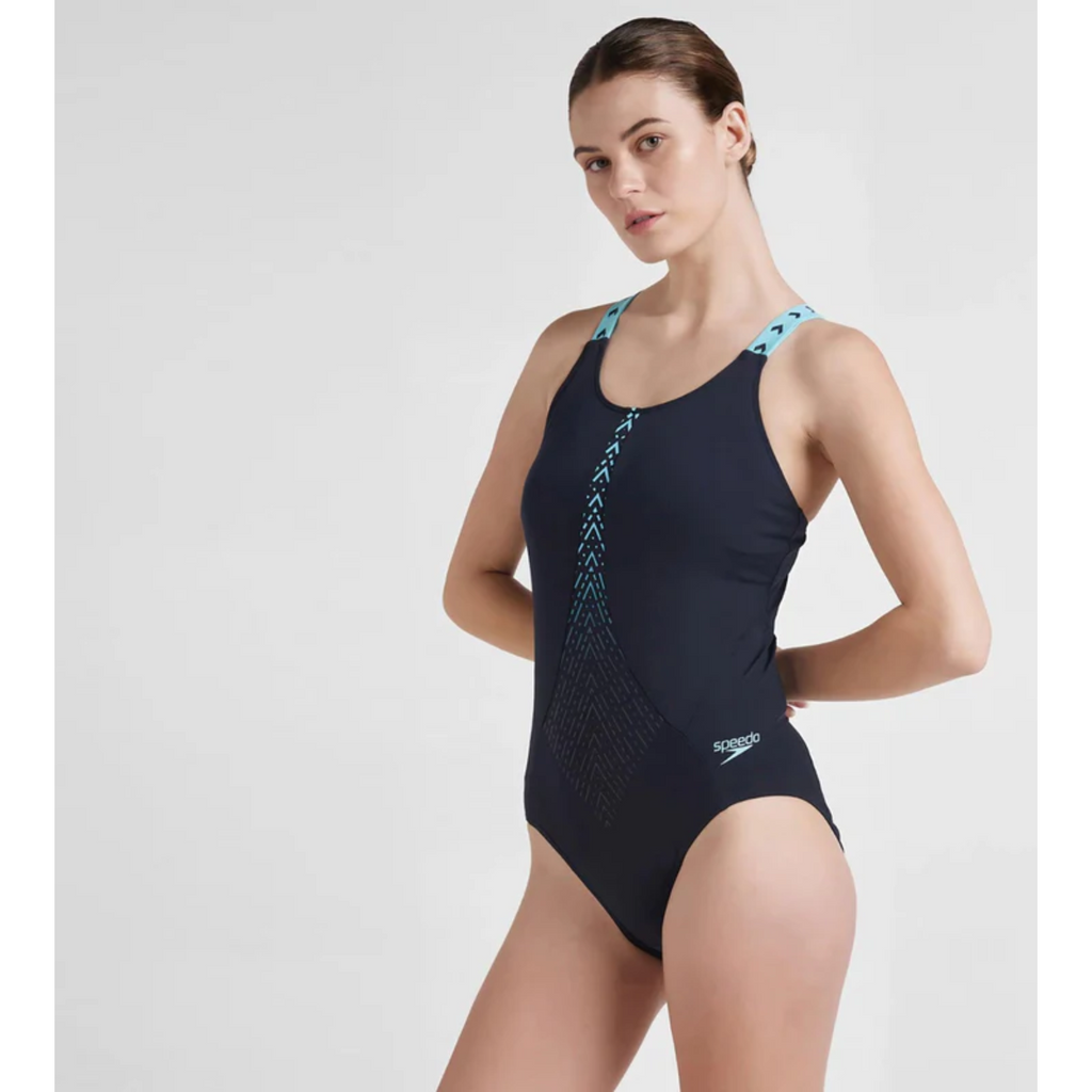Speedo Af Hydropro Swim Suit 1 Pc Swimming Costume(Female)