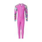 Speedo Colour Block Aop All In One Suit Swimming Costume(Girls)