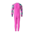 Speedo Colour Block Aop All In One Suit Swimming Costume(Girls)