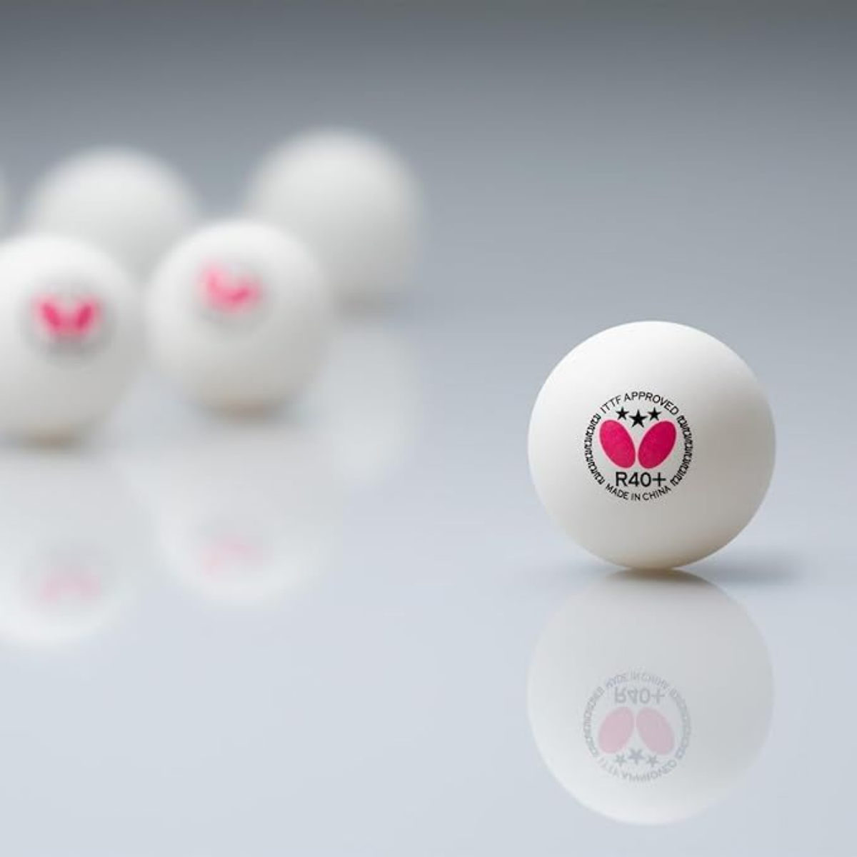 Butterfly 3 Star Ball R40+ Table Tennis Ball