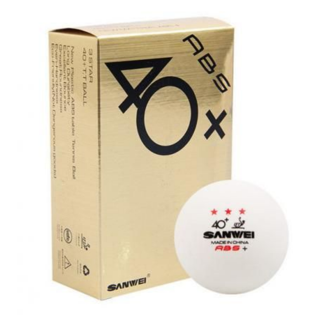 Sanwei 3 Star Abs 40+Seam Table Tennis Ball