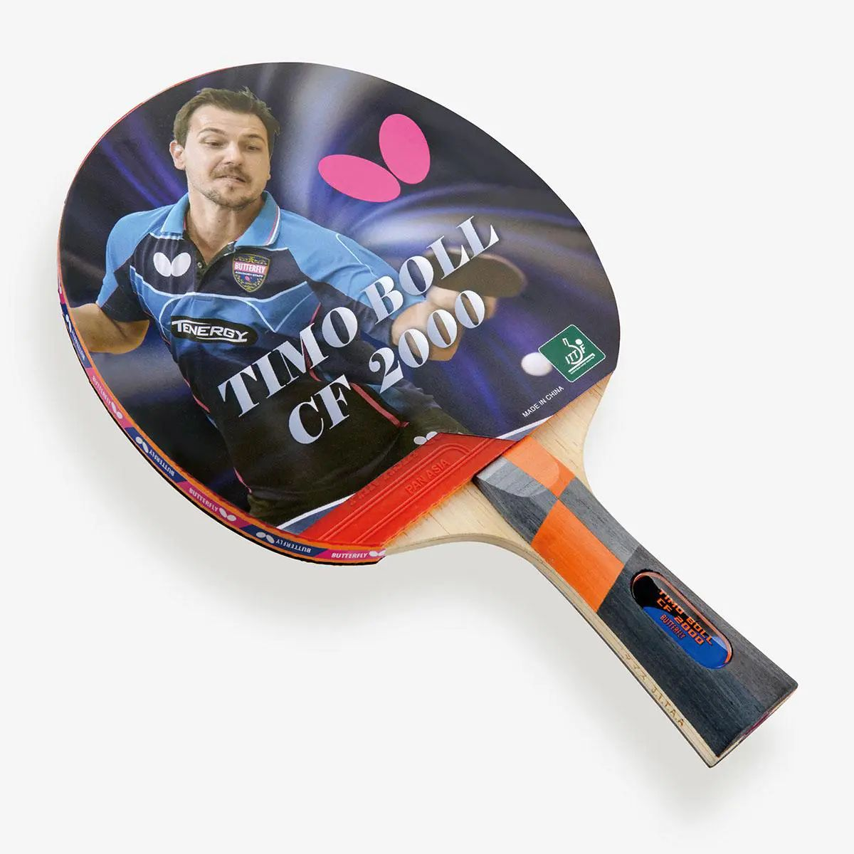 Butterfly Timoboll CF 2000 Table Tennis Bat (With 2 Balls)