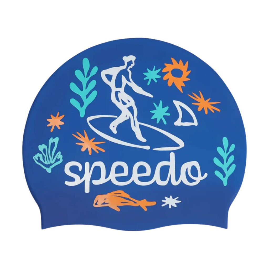 Speedo Slogan Print Swimming Cap
