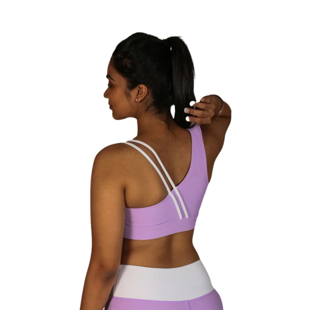 Wave Athleisure Offset Sports Bra